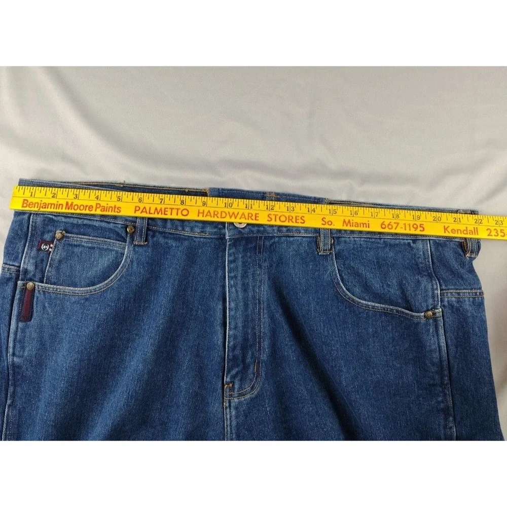 Vintage Y2K Phat Farm Jeans Men's 44x32 Denim Baggy Hip Hop Streetwear Logo EUC